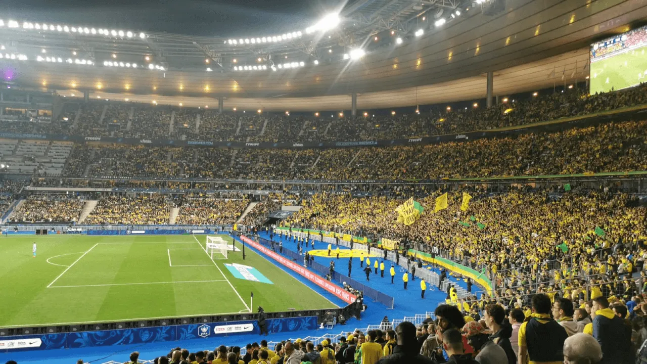 Les supporters du FC Nantes lors de la finale de la Coupe de France