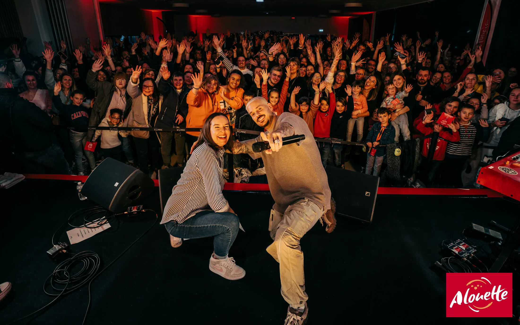 Matt Pokora en live avec Alouette à Angers