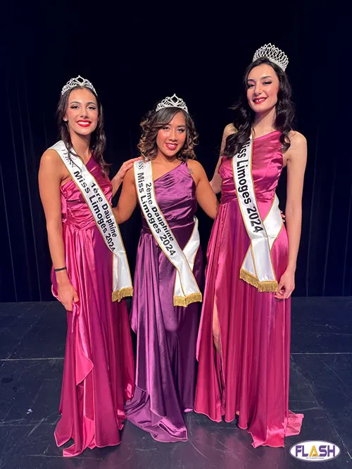 Miss Limoges 2024 et ses dauphines