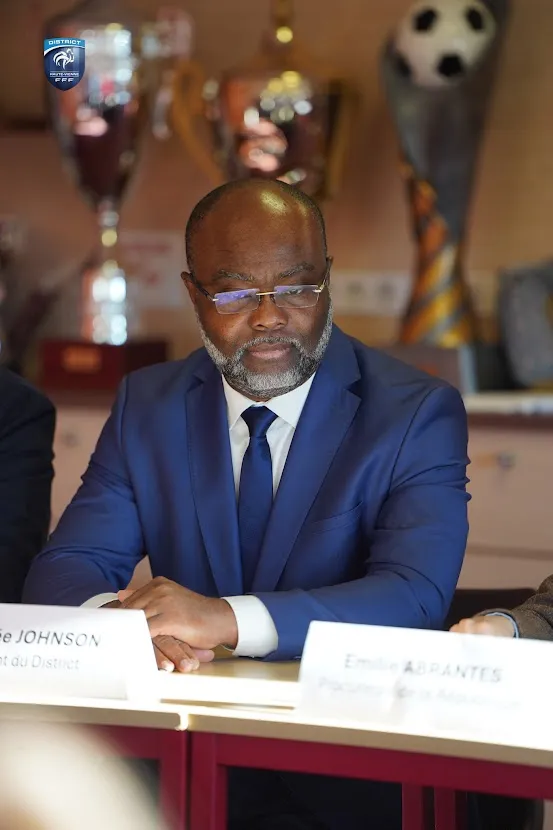 Timoth&eacute;e Johnson pr&eacute;sident district de football de la Haute-Vienne