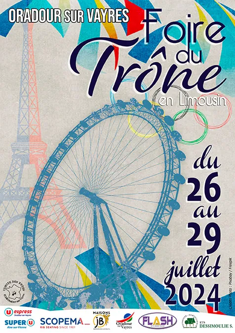 Foire du Trône en Limousin d'Oradour sur Vayres 2024