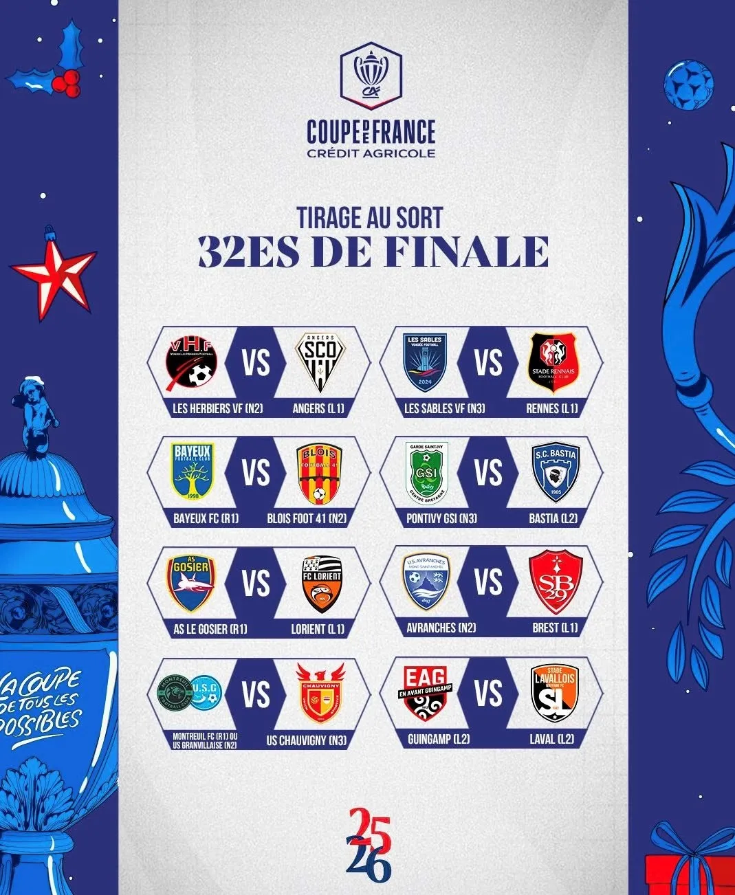 Fanion PSG - 32ème De Finale Coupe De France 2023 (La Berrichonne Vs PSG)