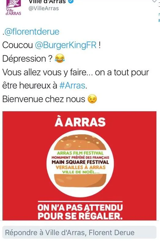 La réponse belle et drôle de la Ville d'Arras