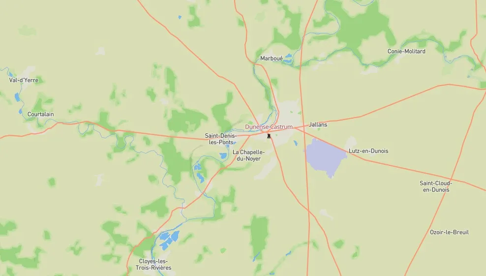 Les voies romaines autour de Châteaudun (Dunense Castrum)