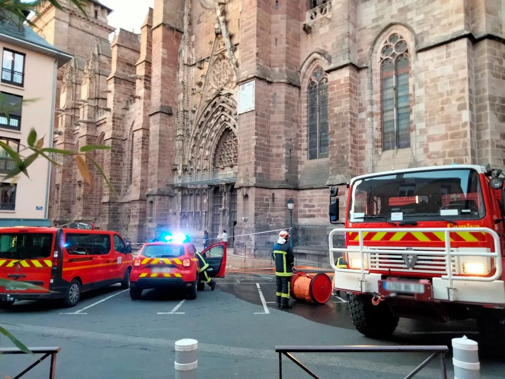 Entrainement incendie cathédrale 3