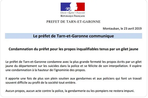 CP TG flic suicide Caussade