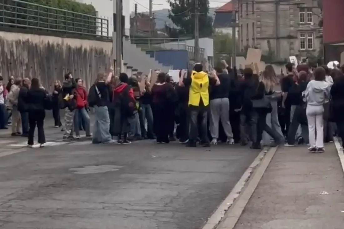 manifestation lycéenne 
