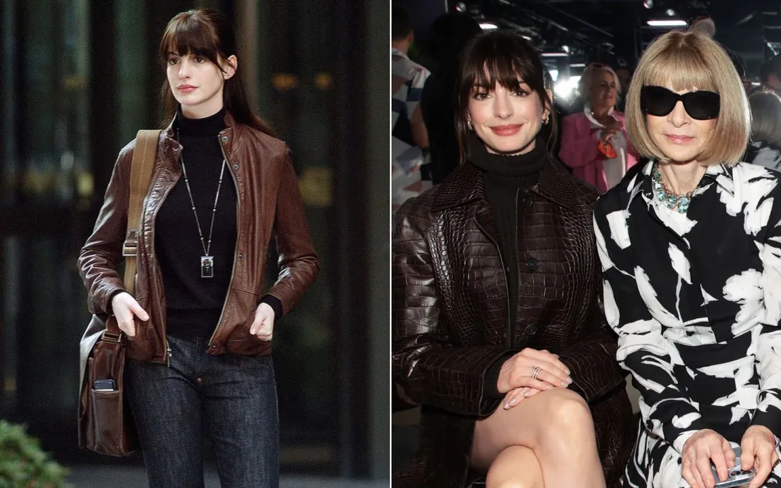 Anne Hathaway et Anna Wintour 