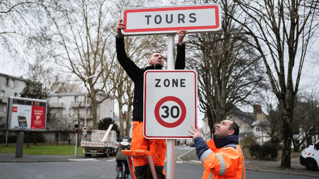 30 km/h ville de Tours