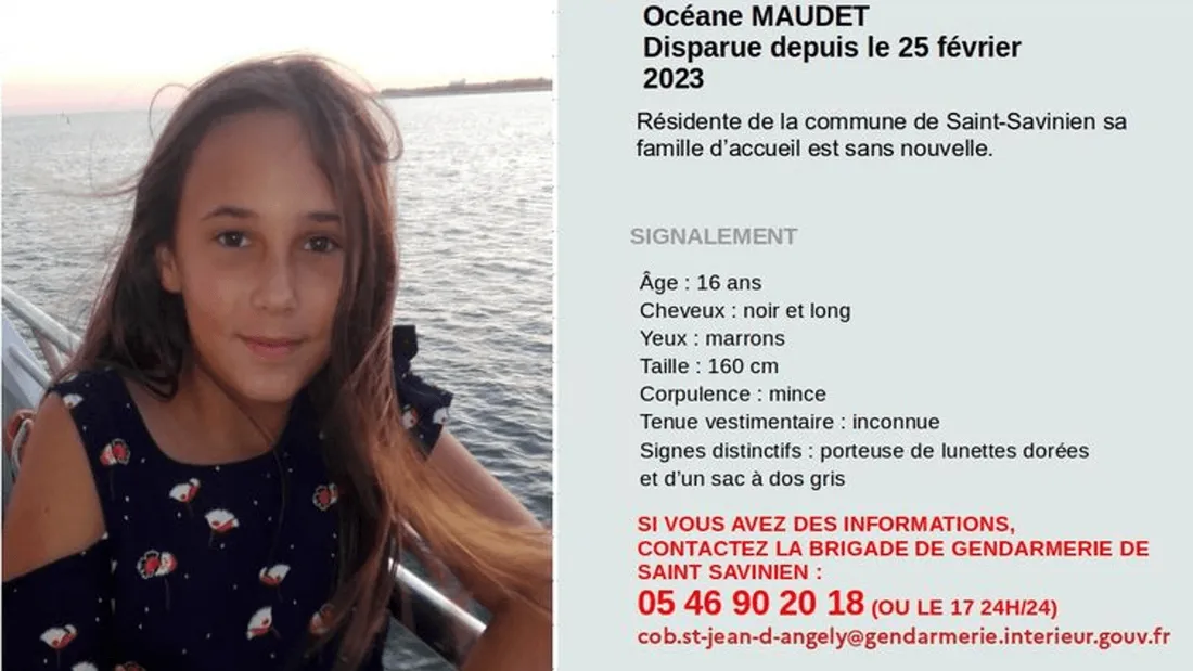 Disparition d'Océane Maudet