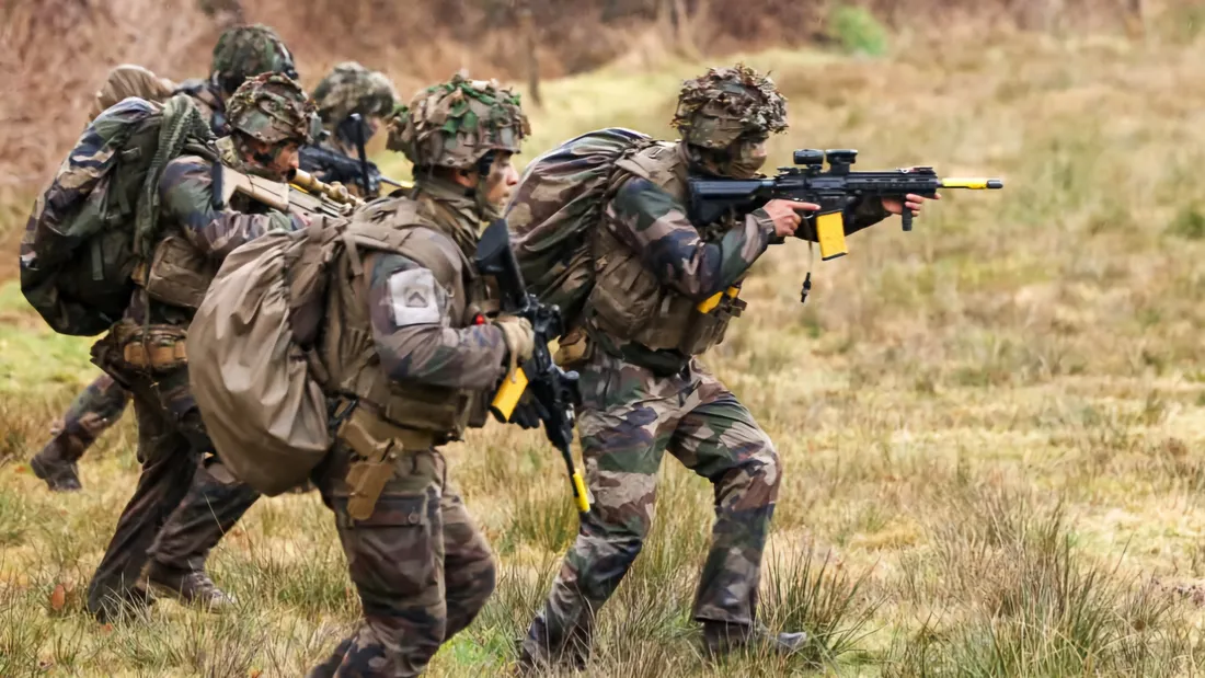 Militaires du 2ème Régiment étranger d'infanterie