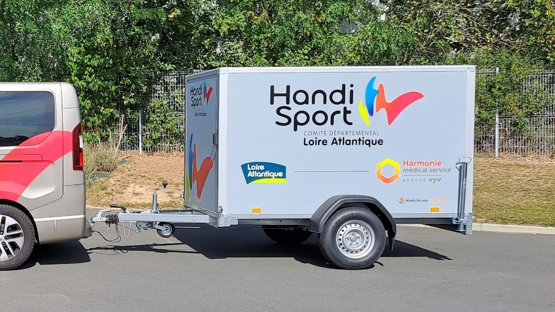 Appel à l'aide après le vol de la remorque du comité handisport de Loire-Atlantique