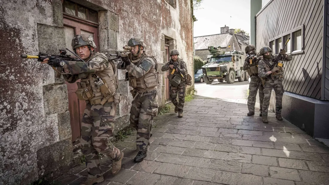 Des militaires de la 9ème Bima en action