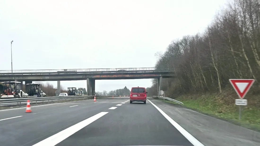 Réouverture de l'autoroute A20 à La Croisière en direction de Limoges