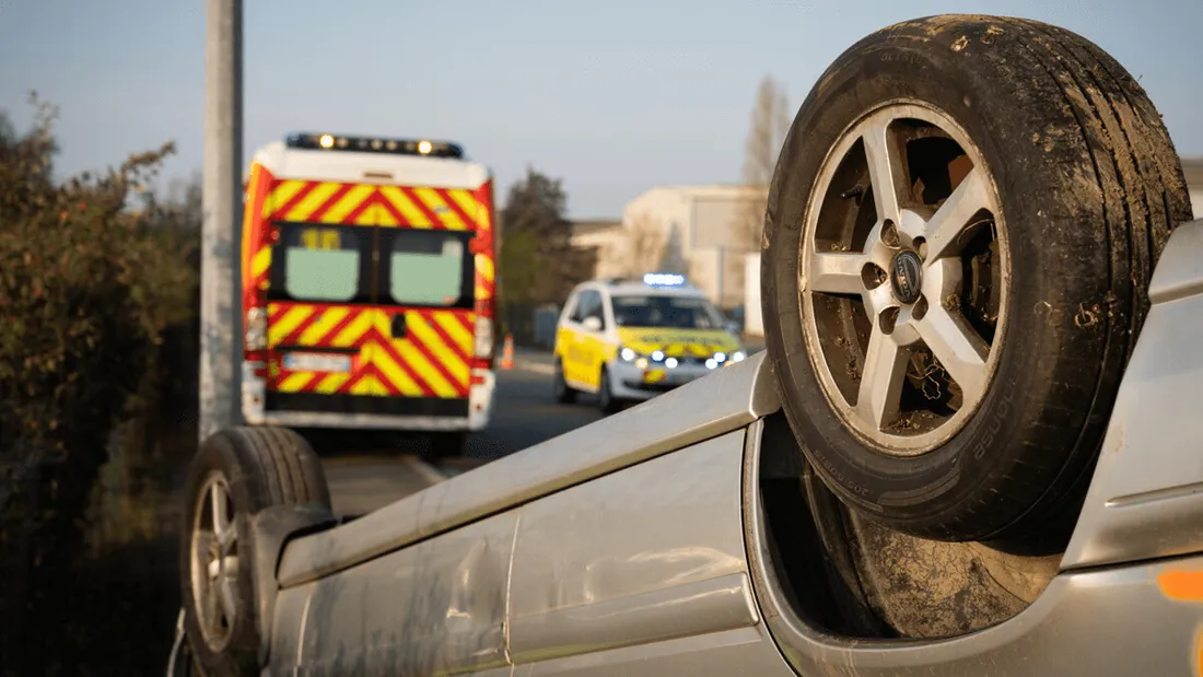 Accident route Vendée pompiers