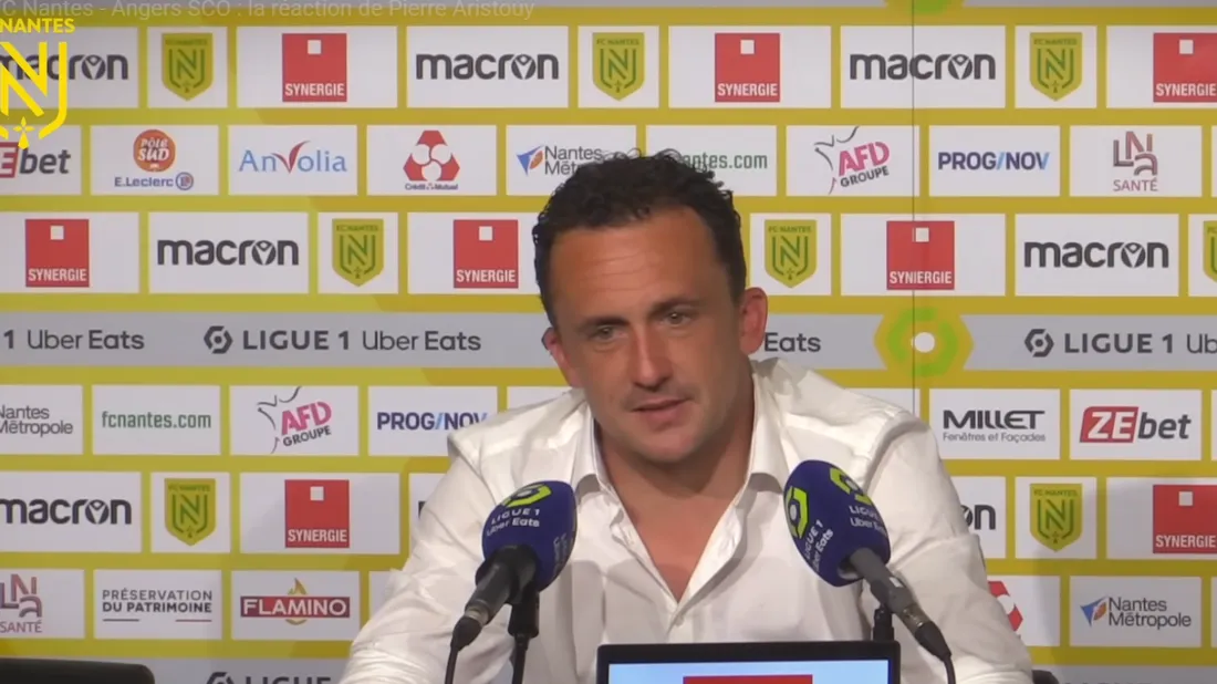 Pierre Aristouy en conférence de presse 