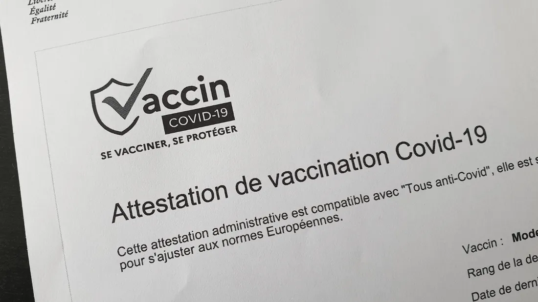 Certificat vaccination