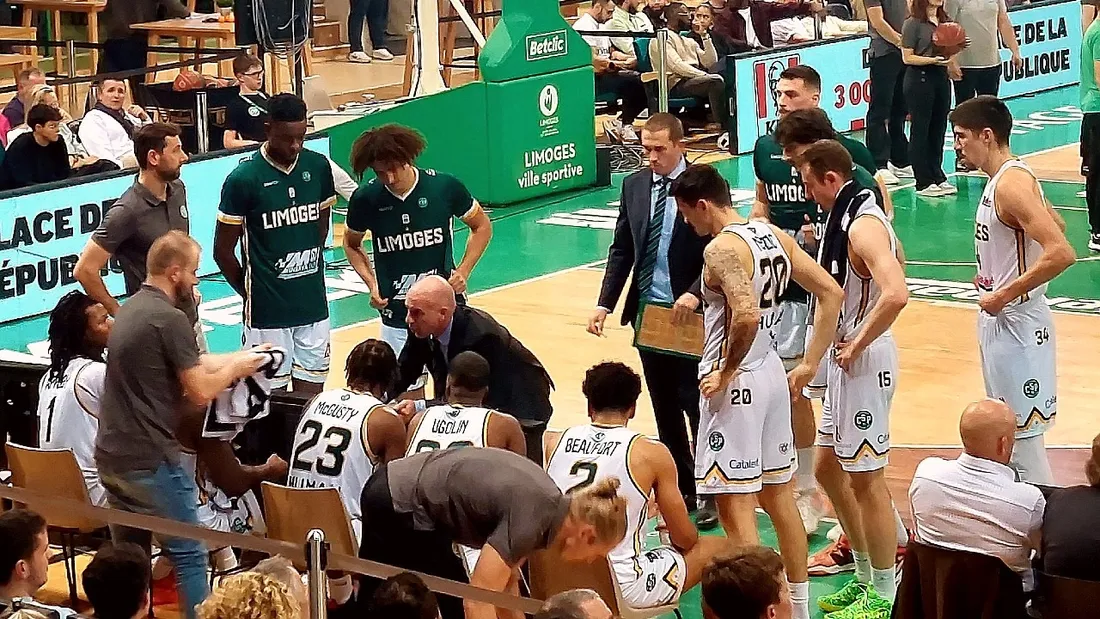 Le Limoges CSP au palais des Sports de Beaublanc 