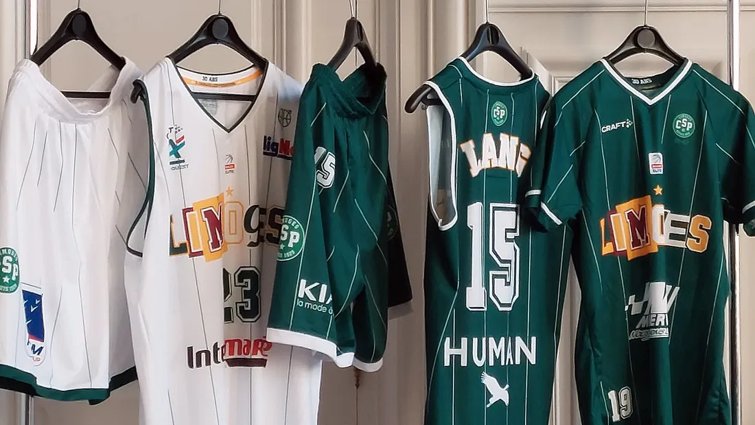 Maillot du Limoges CSP pour le championnat de Betclic Elite