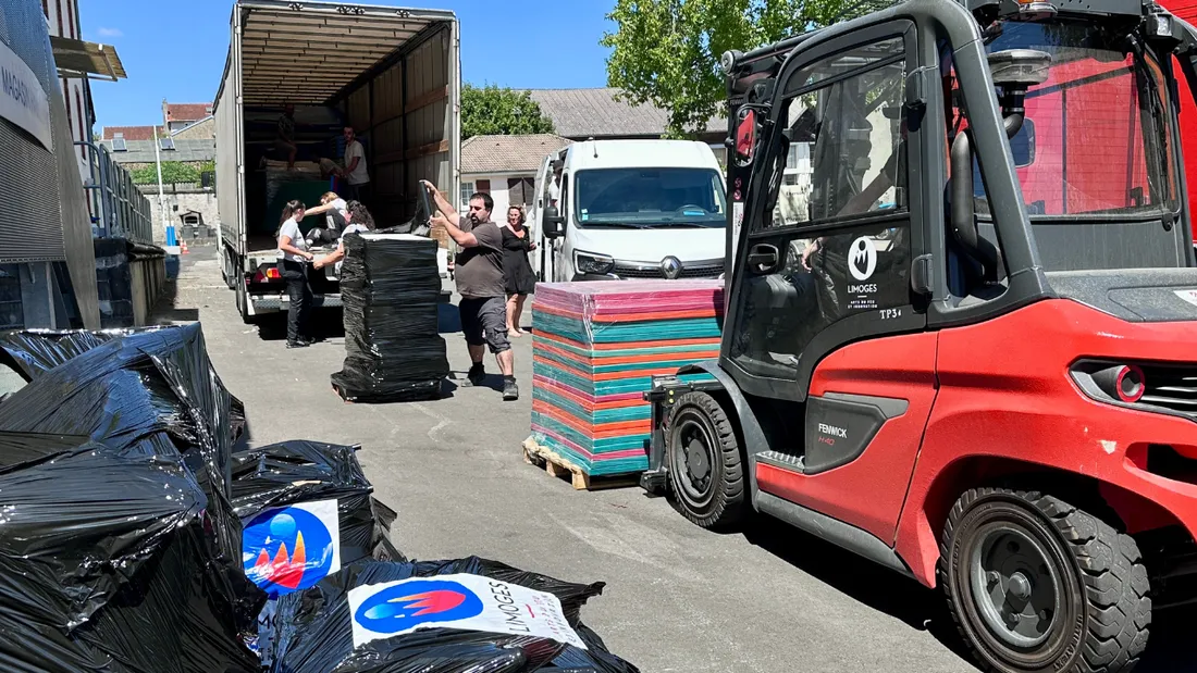 Face aux incendies en Gironde, Limoges envoie plus de 400 lits et une centaine de matelas