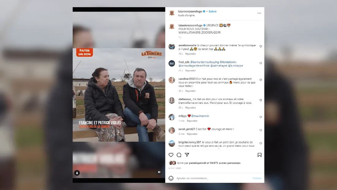 Le zoo-refuge de La Tanière