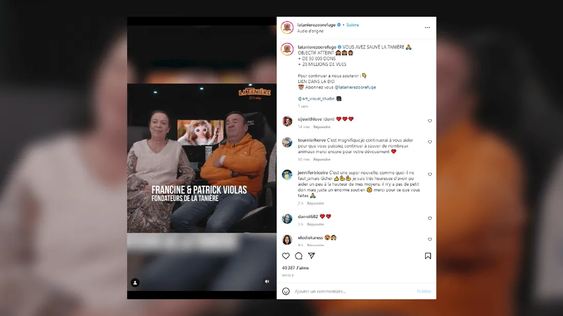 Le zoo-refuge de La Tanière est sauvé ! 2,5 millions d'euros récoltés