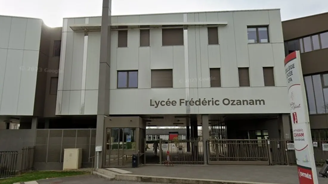Le lycée Frédéric Ozanam a été touché par une menace à l'attentat à la bombe, mercredi.