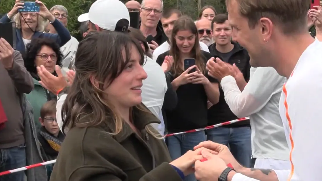 Porteur flamme olympique