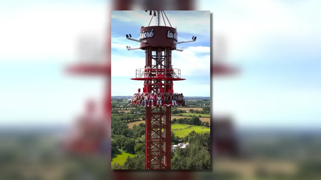 Tour de chute Récré des 3 Curés