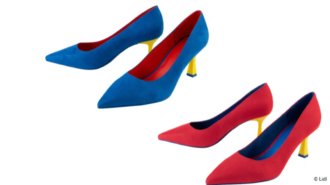 Lidl va commercialiser des escarpins à ses couleurs en février