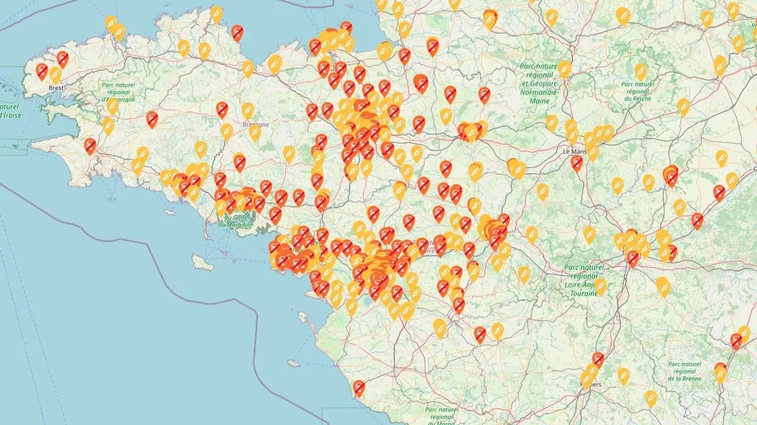 Des stations à sec dans l'Ouest