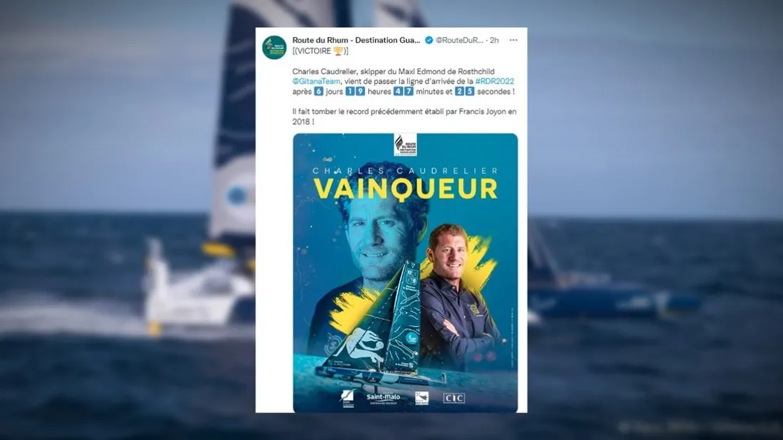 Caudrelier vainqueur du Rhum