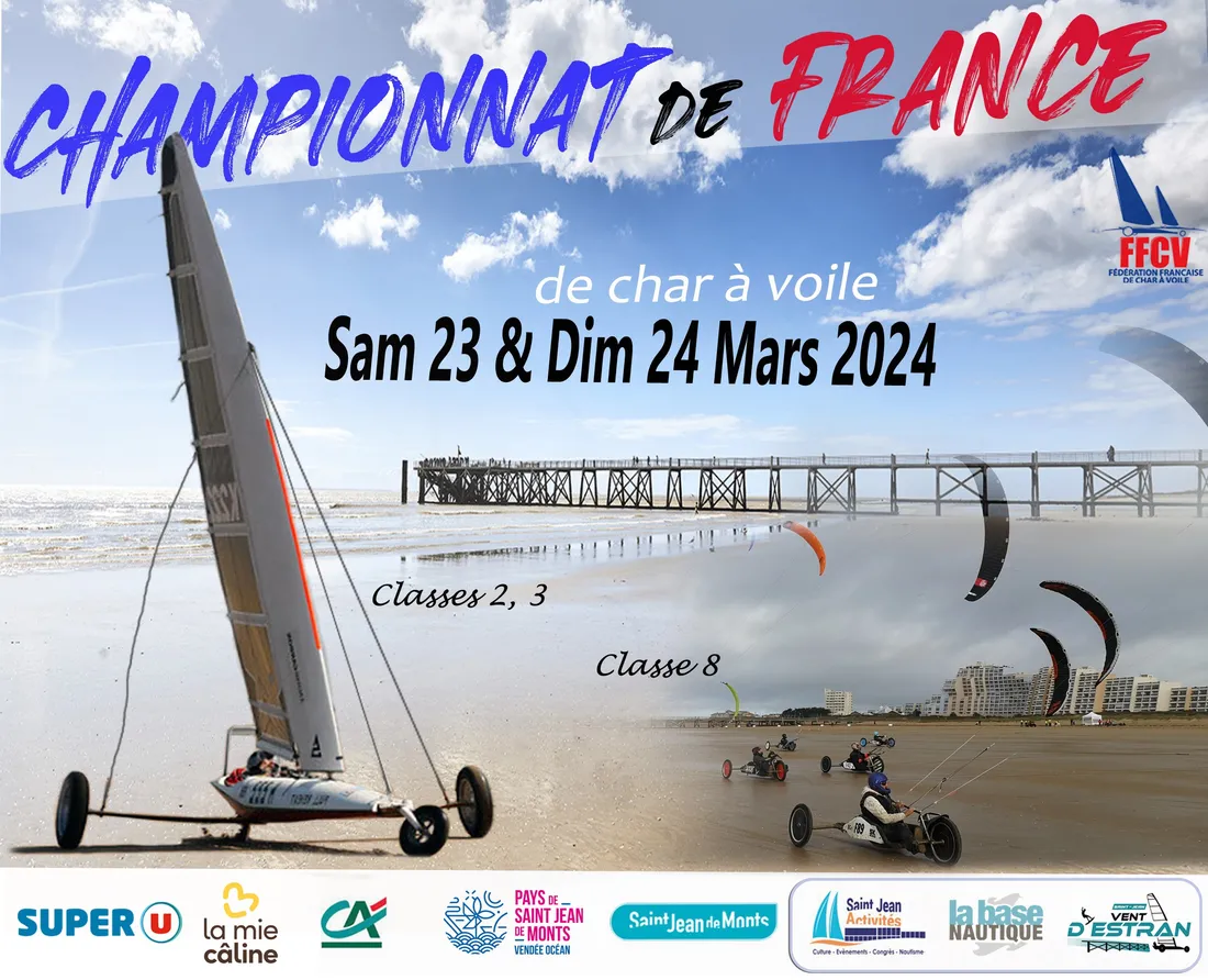 Championnat de France de Char à Voile Saint Jean de Monts