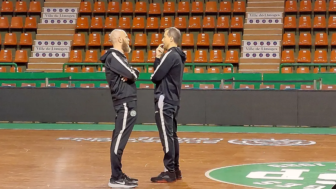 Le staff Limougeaud à l'entraînement