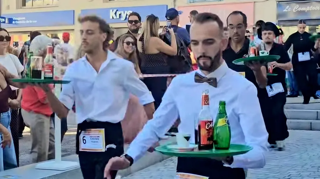 Quentin Marsac vainqueur de la Course nationale des serveuses et garçons de café 2026