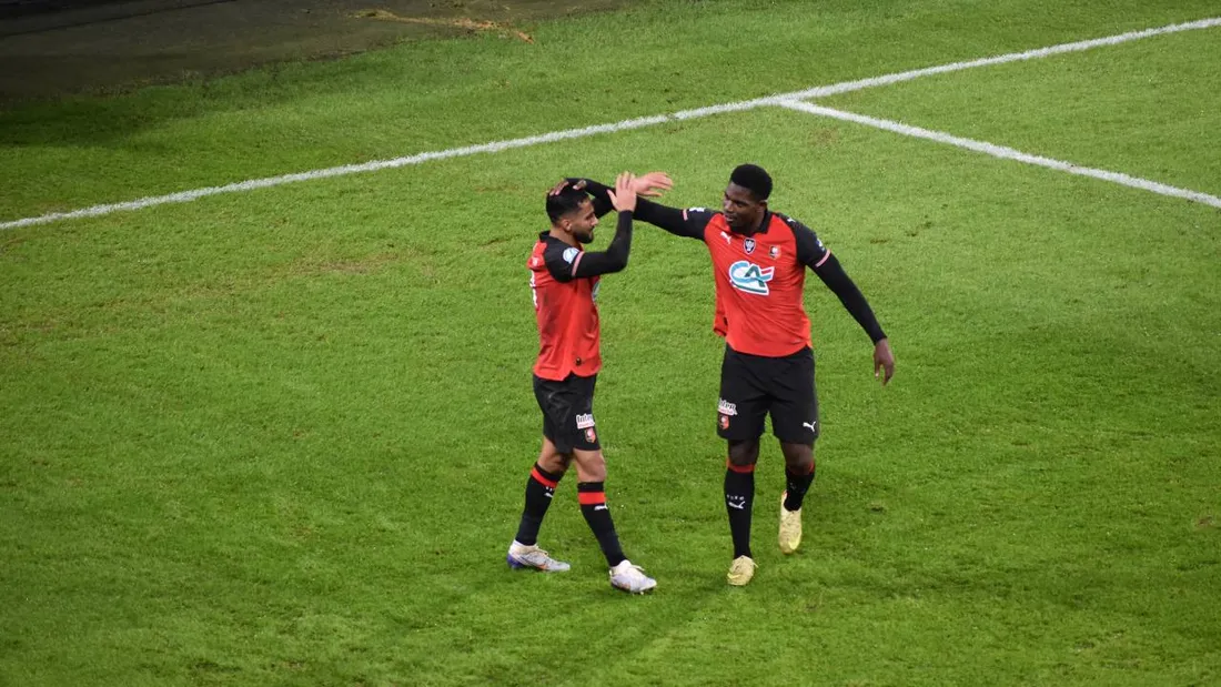 Le Suisse, Breel Embolo, à droite, s'est offert un doublé. 