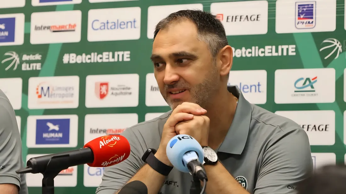 Dario Gjergja, entraineur du Limoges CSP