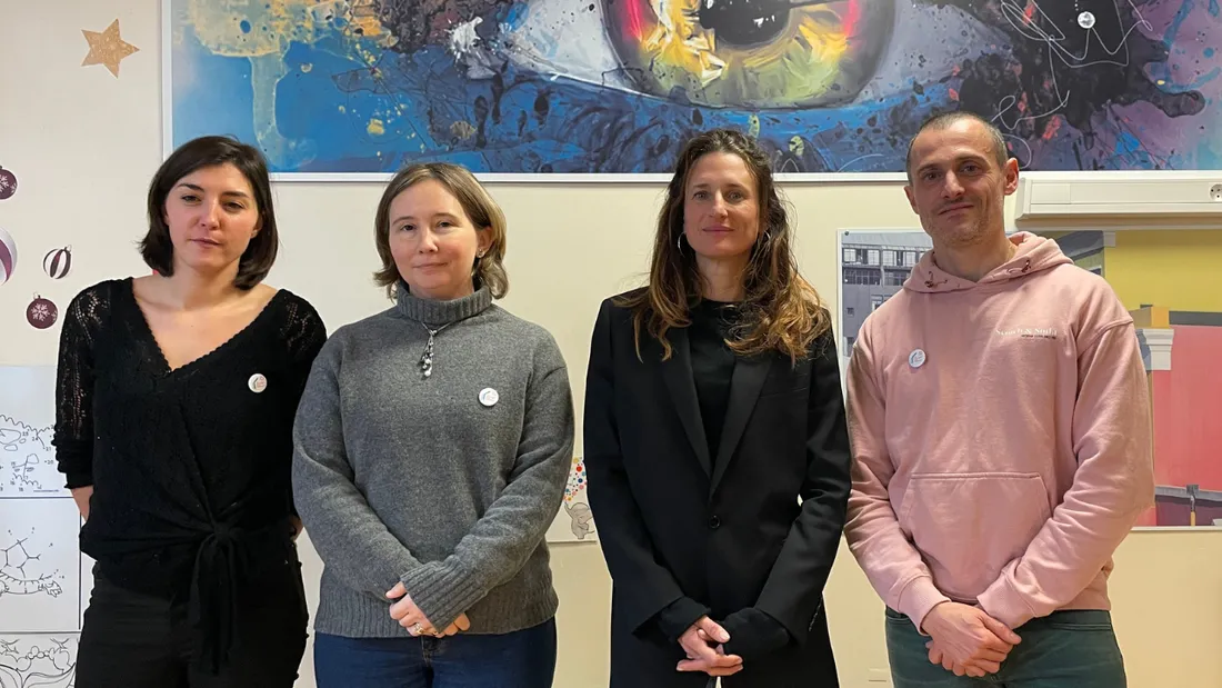 Justine Canales et Pauline Saint-Martin, médecins, avec Camille Cottin et Jean-Baptiste Del Amo