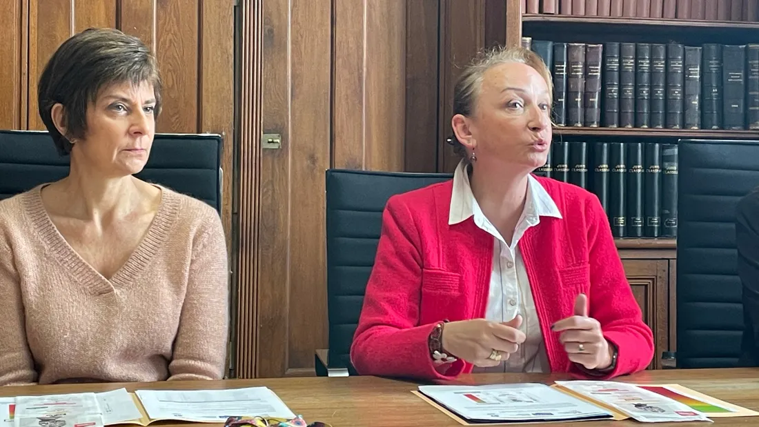 Catherine Bruère (à gauche) et Catherine Sorita-Minard (à droite) ont présenté le dispositif