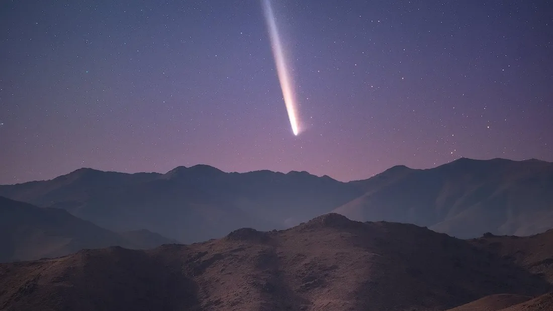 La comète Tsuchinshan-ATLAS, capturée par Yuri Beletsky au Chili, le 26 septembre 2024.