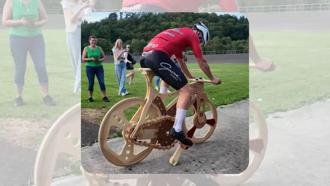 vélo en bois