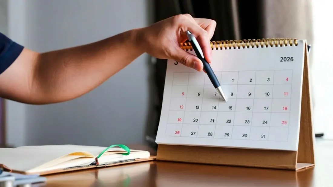 Calendrier 2026