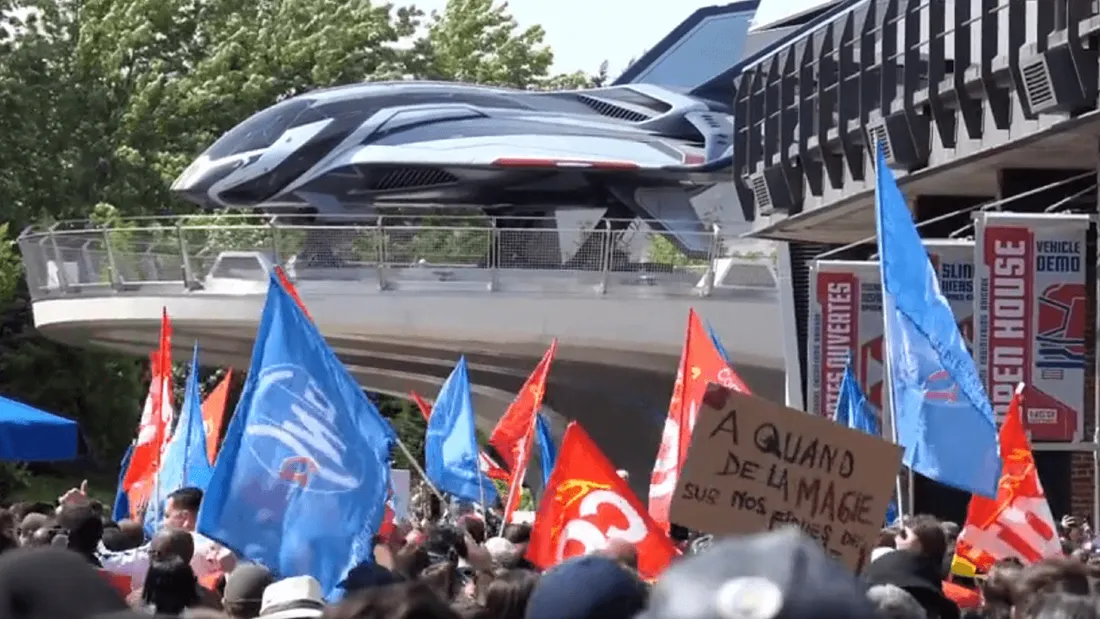 Importante grève à Disneyland Paris, plus d'un millier de manifestants
