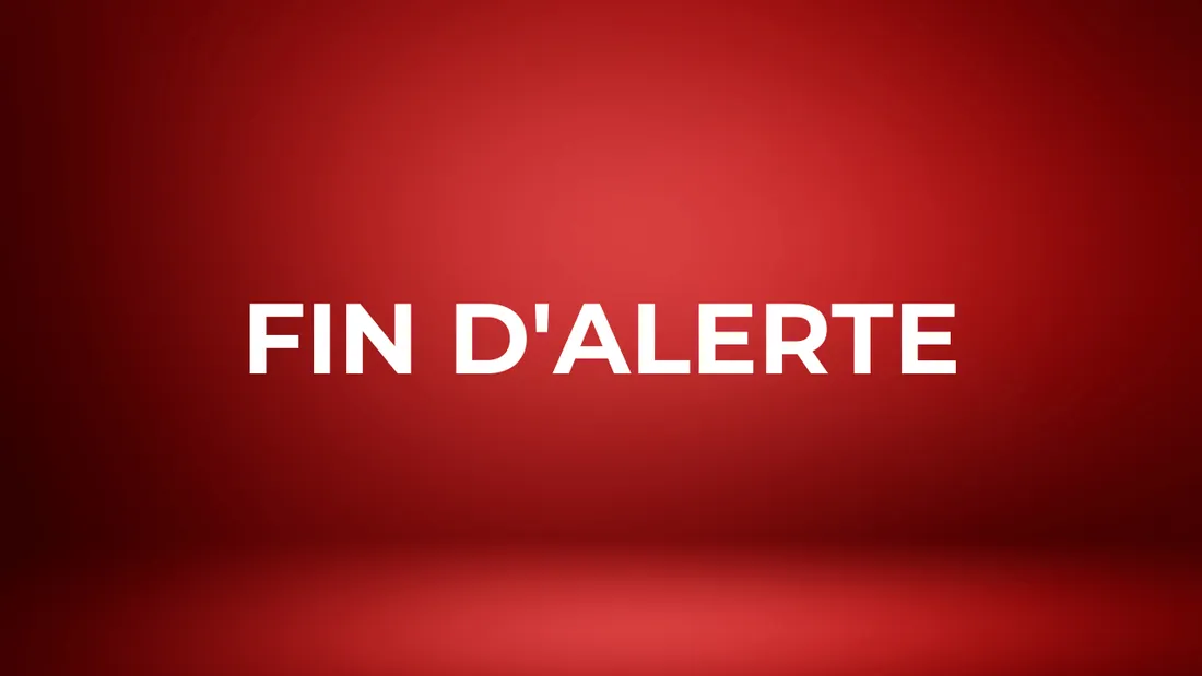Fin d'alerte