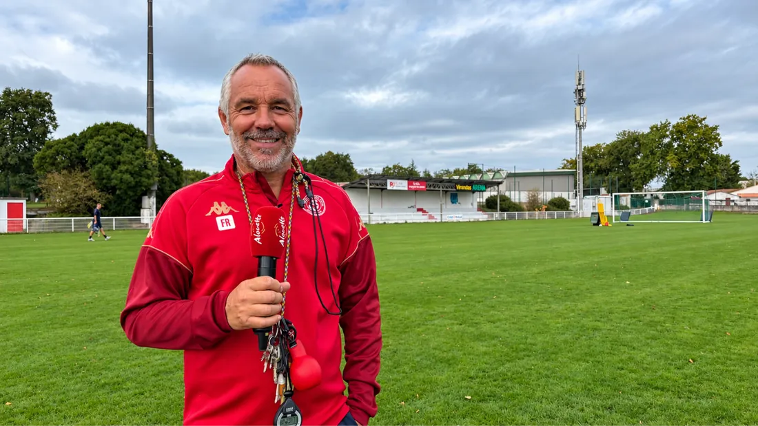 Frédéric Reculeau entraineur de La Roche VF passé notamment par Luçon et Les Herbiers