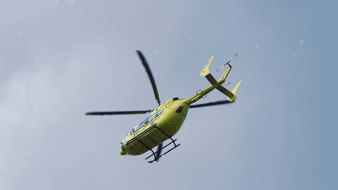 L'hélicoptère du SAMU 87