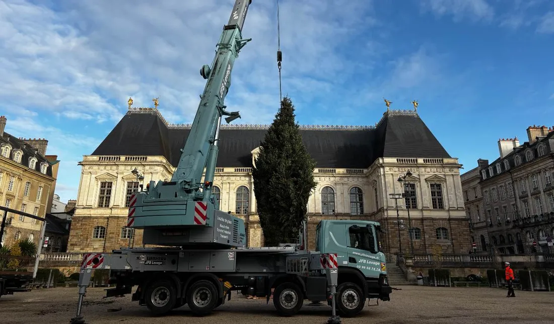 Ce mardi 18 novembre, la place du Parlement de Bretagne s’est dotée d’un nouveau pensionnaire. 