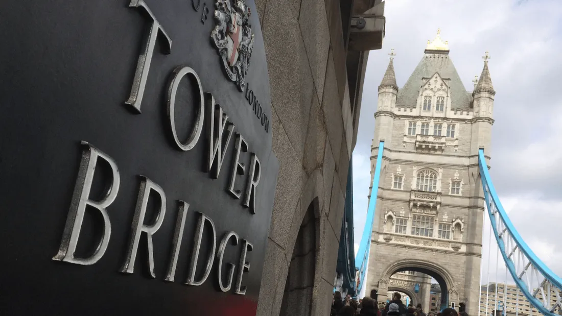 Tower bridge à Londres