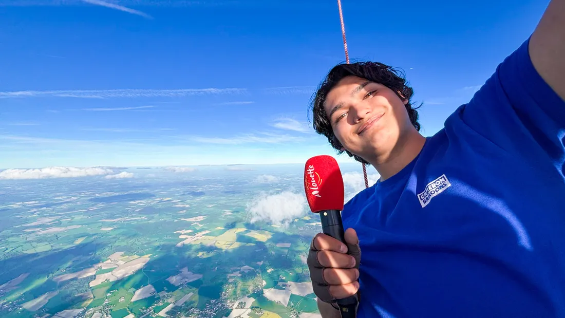 Maël Gourinel pilote professionnel de Montgolfière depuis 2021