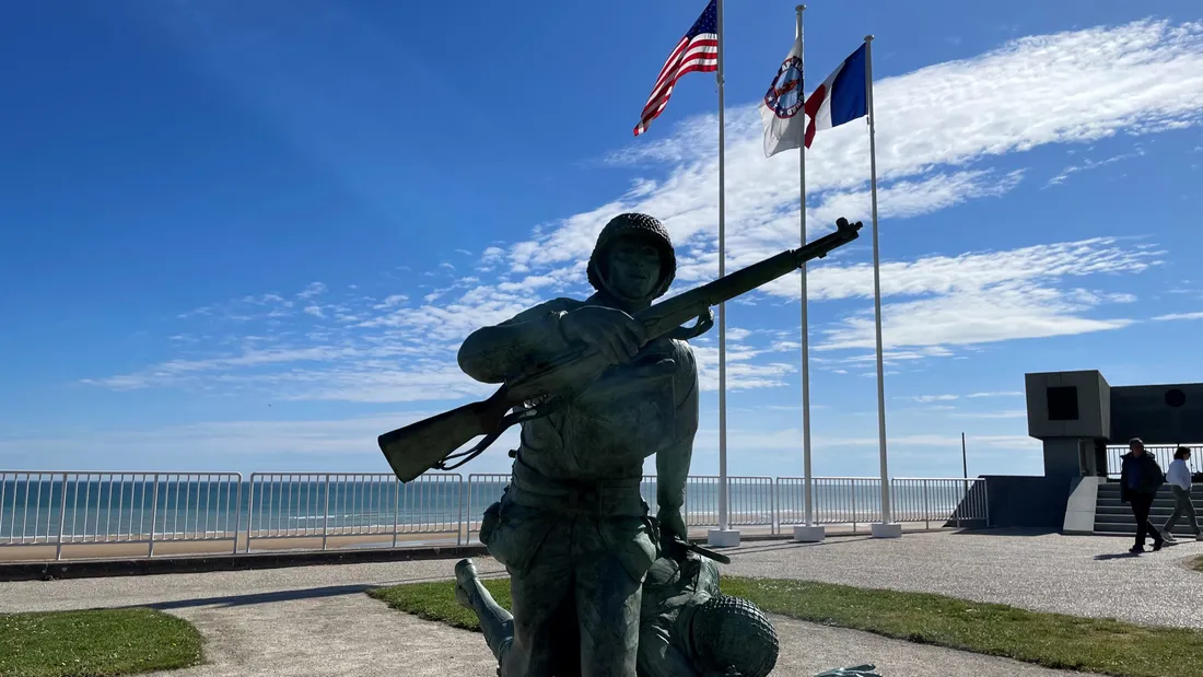L'une des entrées d'Omaha Beach